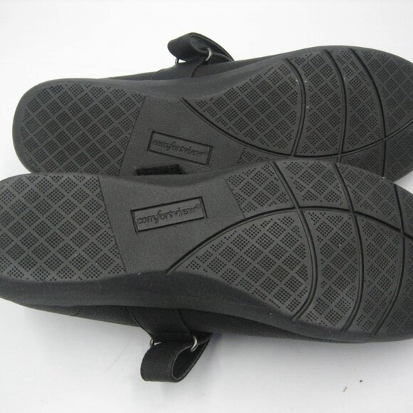 Comfortview Shoes Women's 9 The Carla Mary Jane Flat Black NEW w/ BOX - Picture 9 of 10